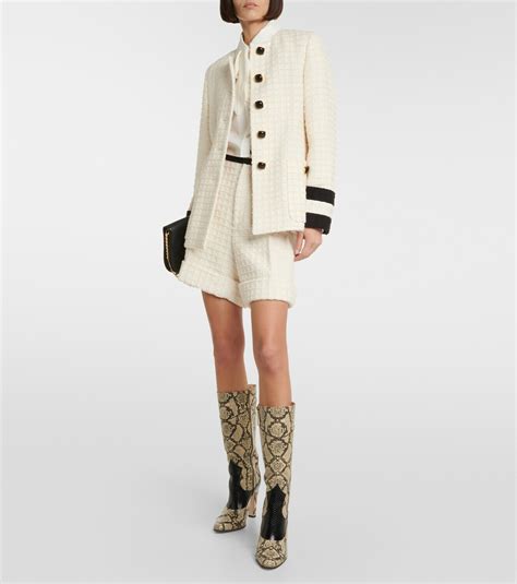 gucci giacca tweed|Gucci Tweed Jackets For Women .